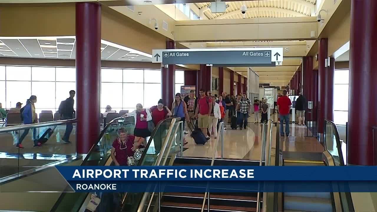 Roanoke airport continues seeing more passengers